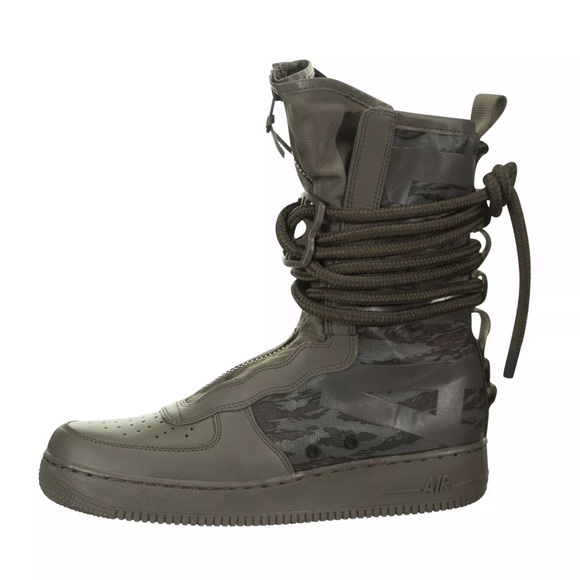 NEW Nike SF AF1 HI “Ridgerock” Camo Sneaker Boots - Picture 4 of 8